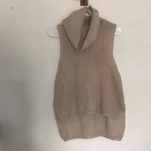 Cowl Sweater Vest